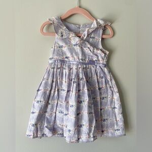 Janie and Jack Lavender Floral Dress 6-12mo